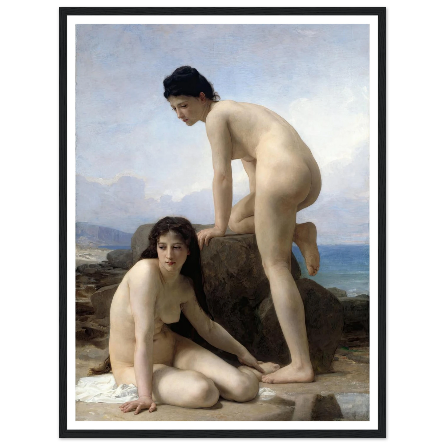 The Bathers (1884) Art Print | William Bouguereau-Quipham Collections