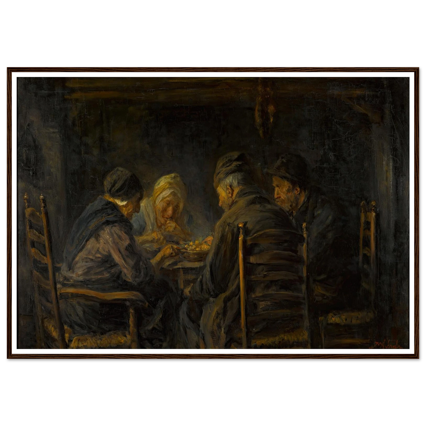 Potato eaters Art Print | Jozef Israels-Quipham Collections