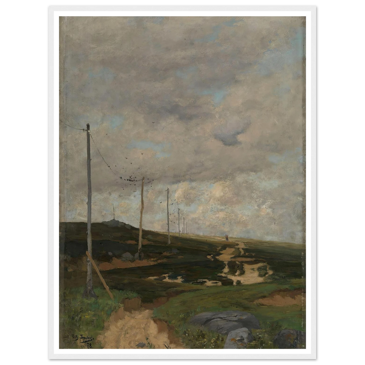View from Jæren (1878) Art Print | Frits Thaulow-Quipham Collections