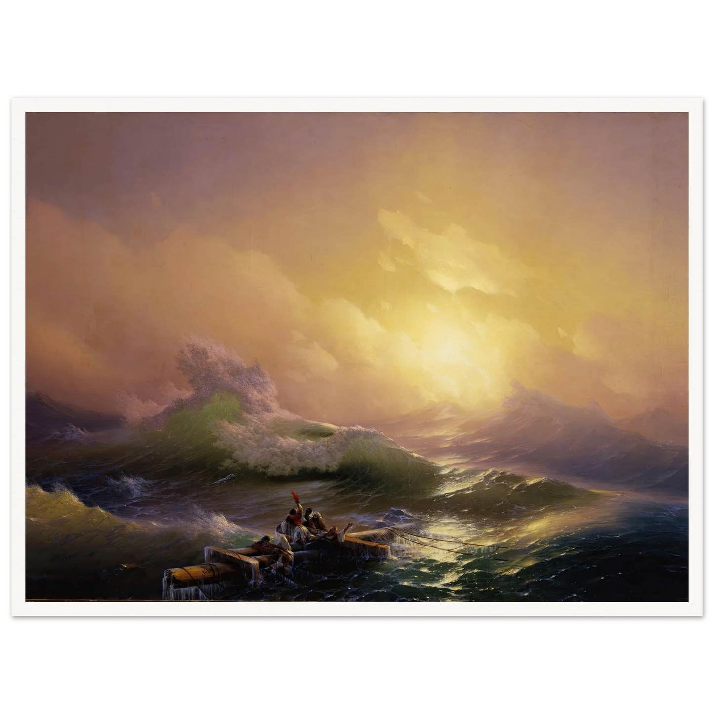 The Ninth Wave (1850) Art Print | Ivan Konstantinovich Aivazovsky-Quipham Collections
