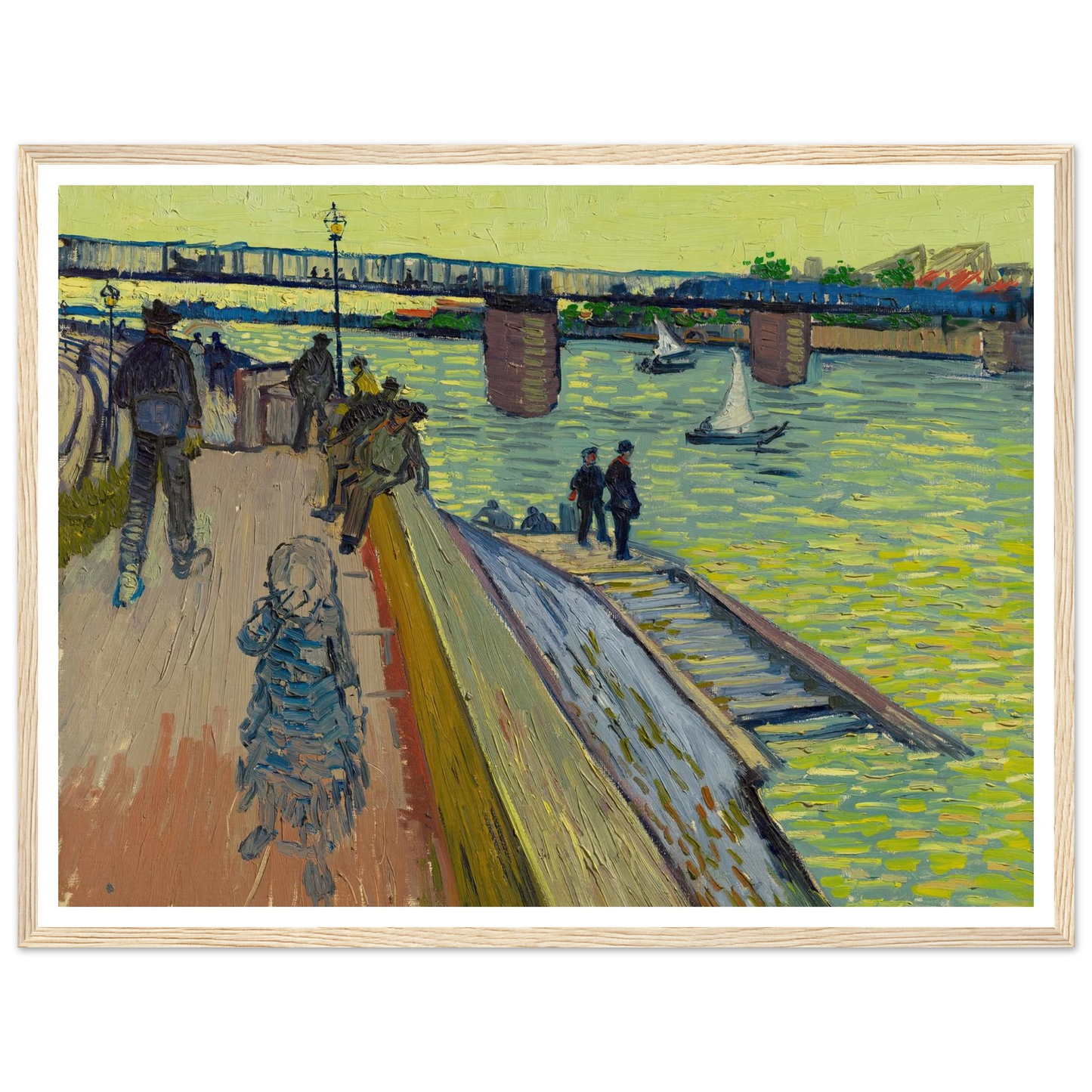 Le pont de Trinquetaille (1888) Art Print | Vincent van Gogh-Quipham Collections