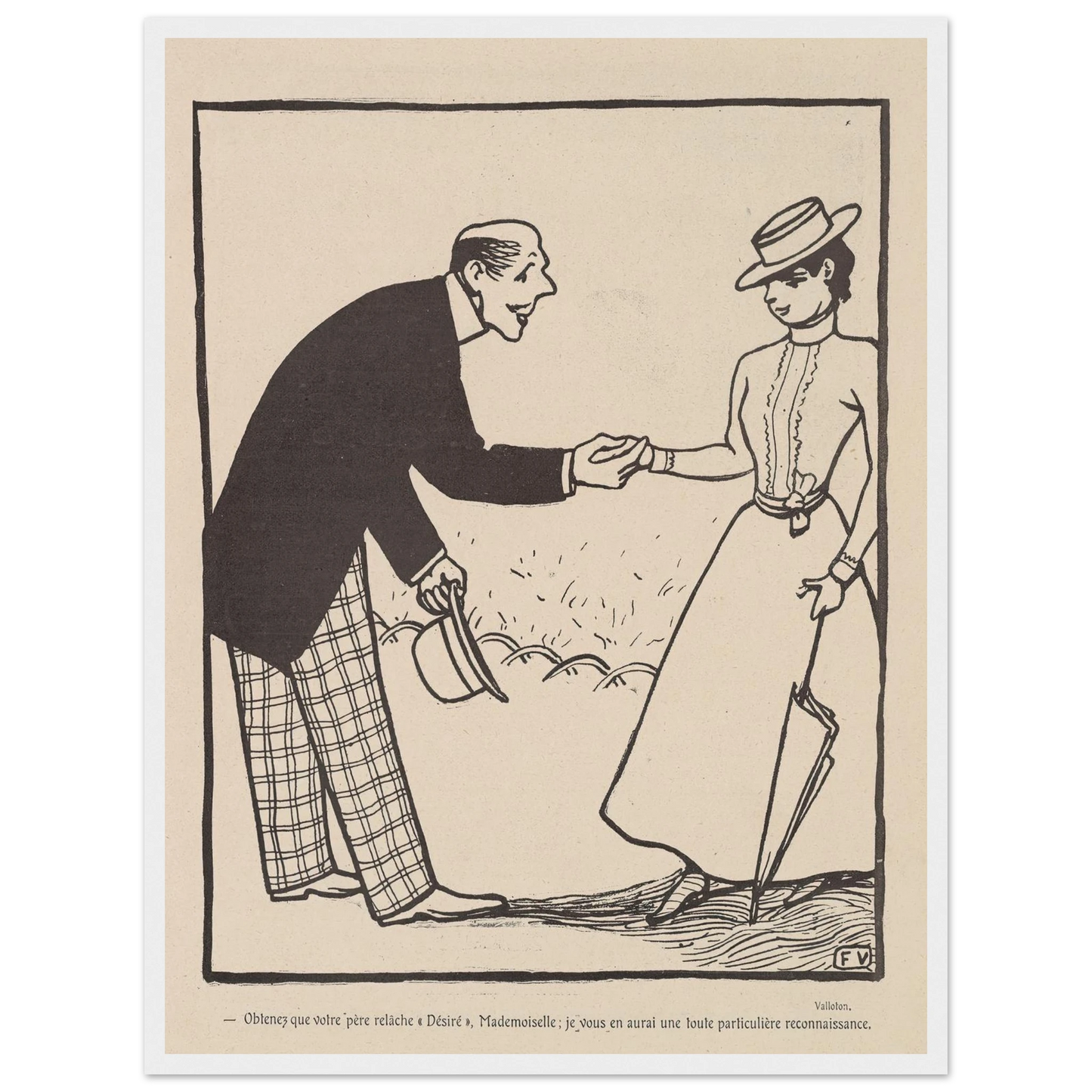 1er août 1903 Art Print | Felix Vallotton-Quipham Collections