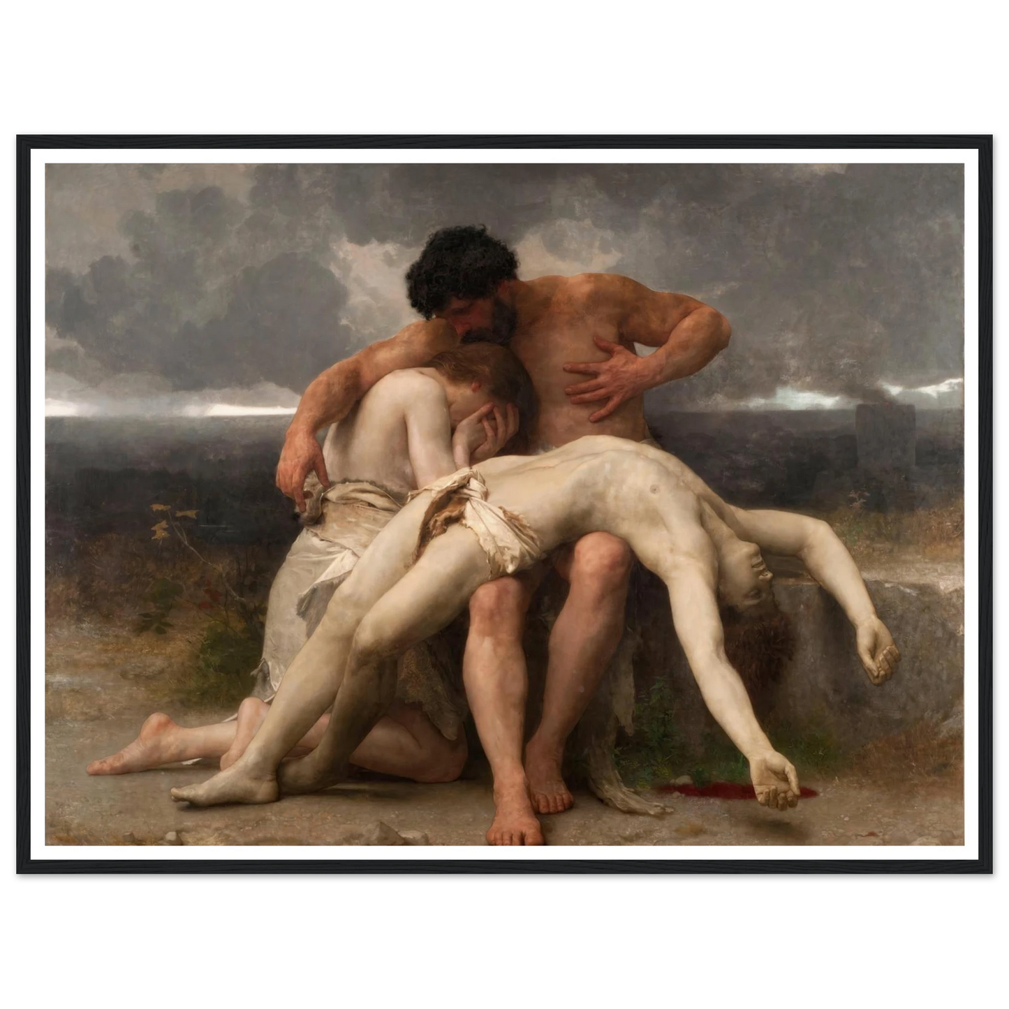 The First Mourning (1888) Art Print | William Bouguereau-Quipham Collections