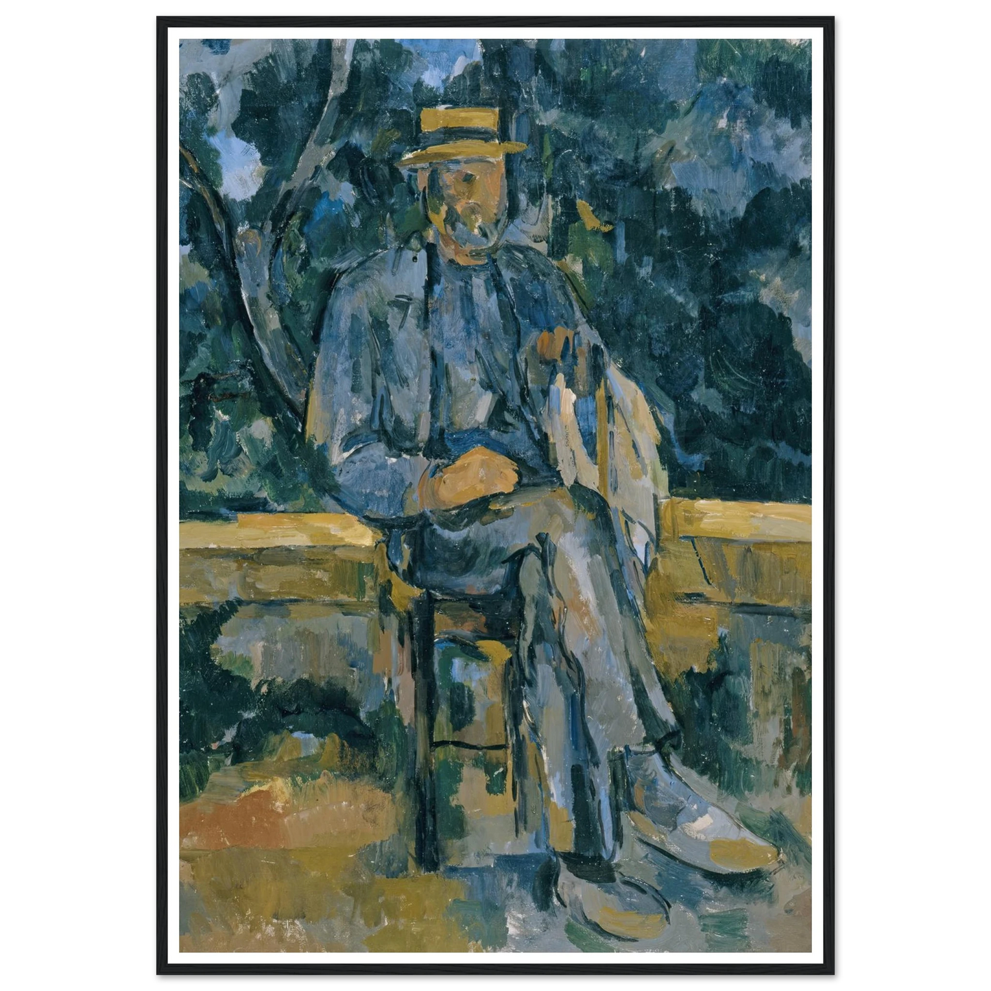 Portrait of Peasant (from 1905 until 1906) Art Print | Paul Cezanne-Quipham Collections