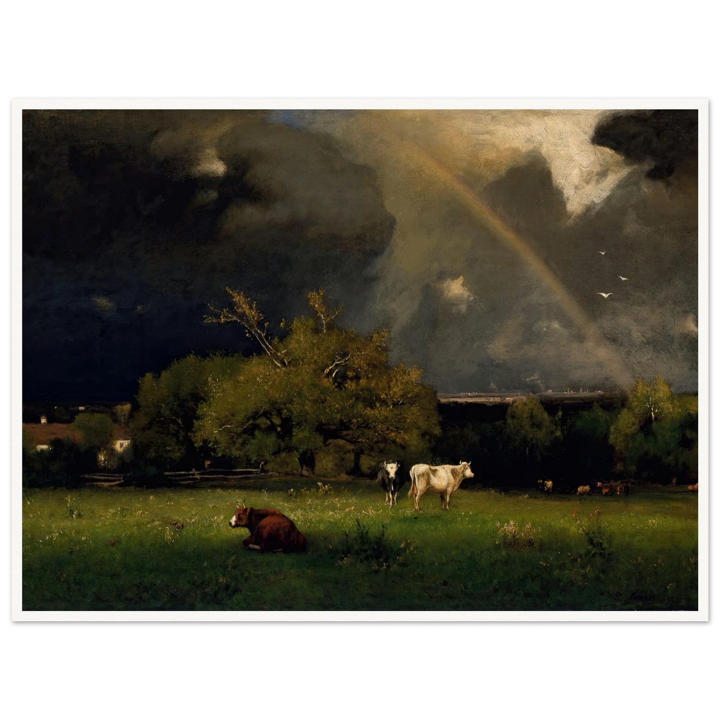 The Rainbow Art Print | George Inness-Quipham Collections