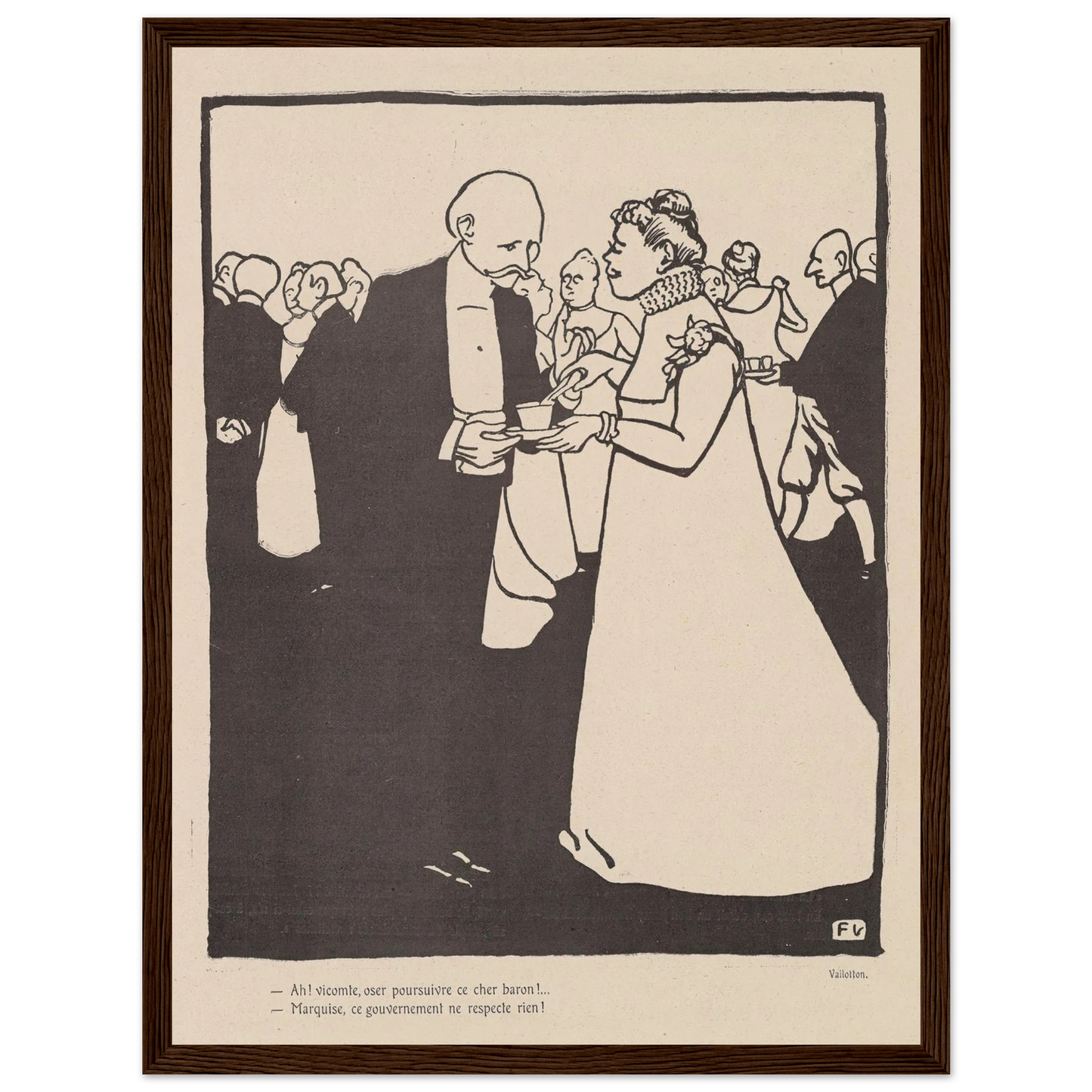 1er août 1903. Art Print | Felix Vallotton-Quipham Collections