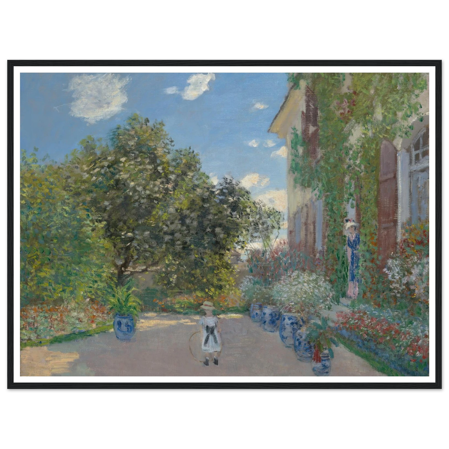 The Artist’s House at Argenteuil (1873) Art Print | Claude Monet-Quipham Collections