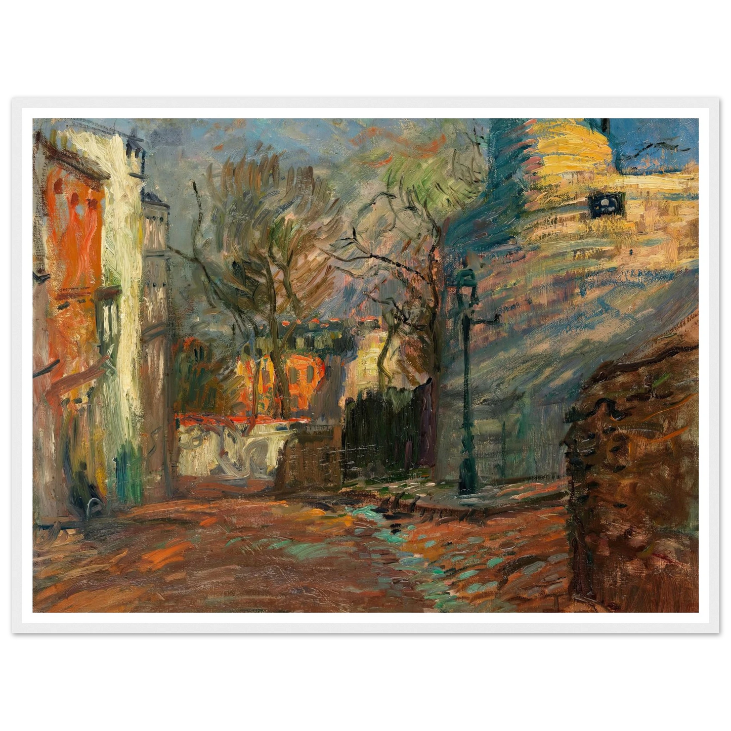 Rue à Montmartre (1901-1902) Art Print | Raoul Dufy-Quipham Collections