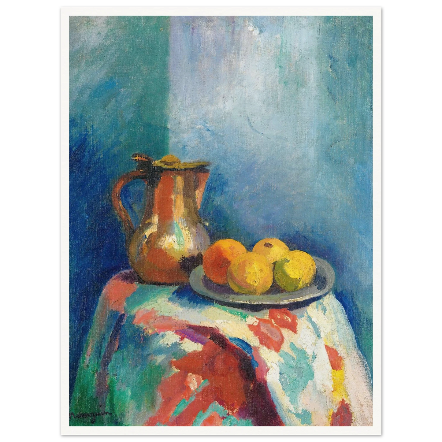 Nature Morte Au Pichet En Cuivre (circa 1902-03) Art Print | Henri Manguin-Quipham Collections