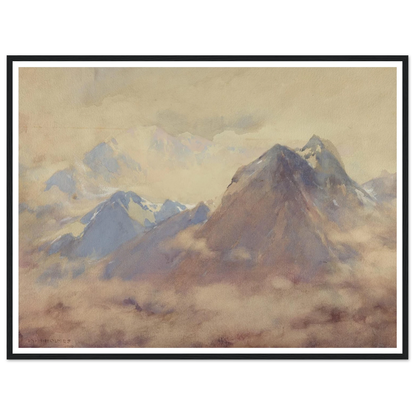 The Almighty’s Own, An Impression Of The High Andes (1910) Art Print | William Henry Holmes-Quipham Collections