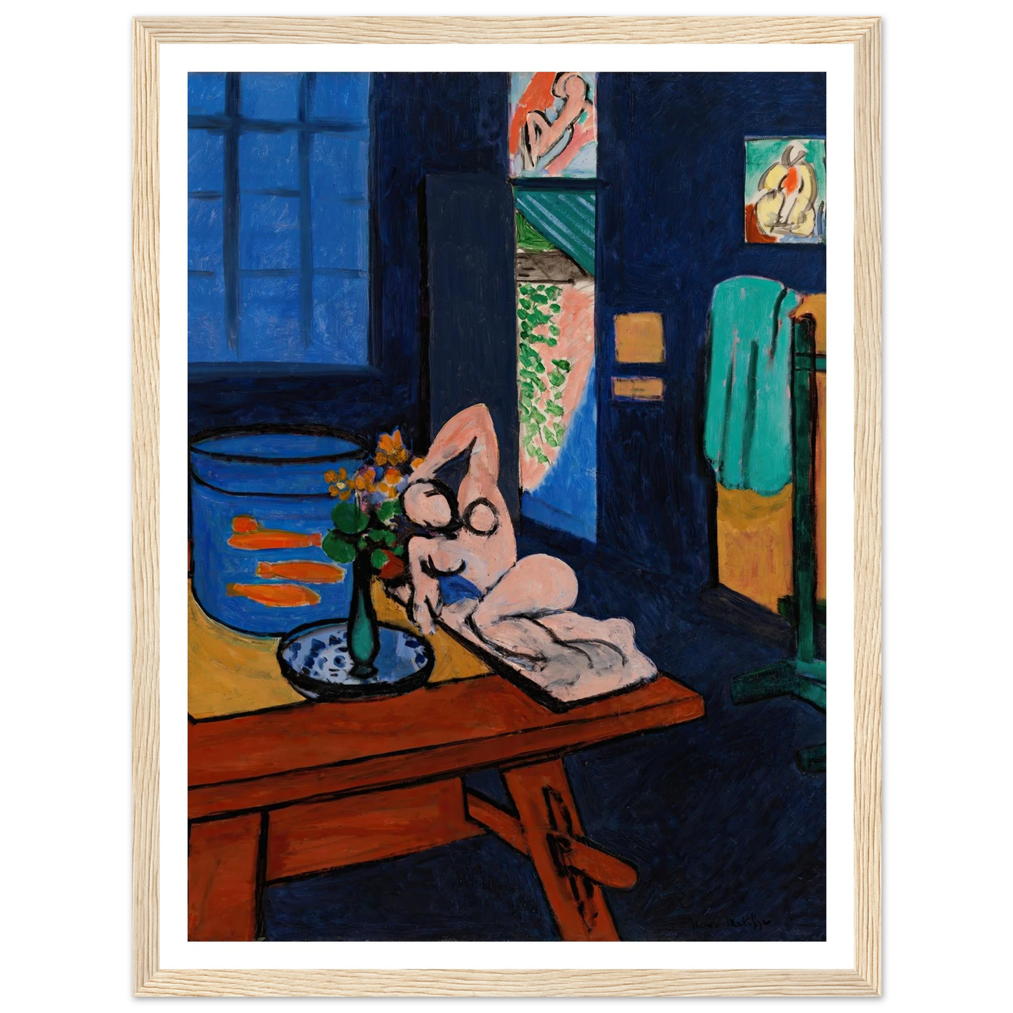 L’Atelier aux poissons rouges (1912) Art Print | Henri Matisse-Quipham Collections