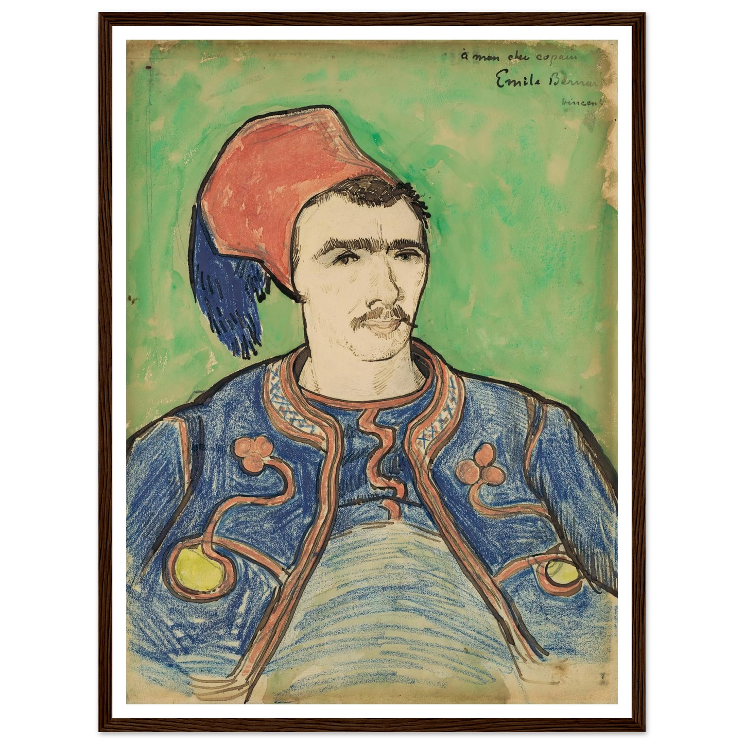 The Zouave (1888) Art Print | Vincent van Gogh-Quipham Collections