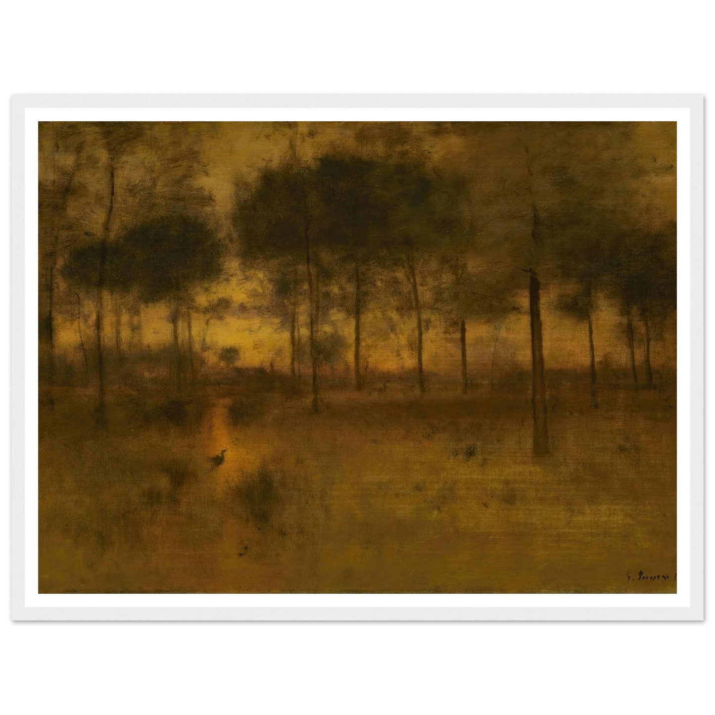 The Home of the Heron Art Print | George Inness-Quipham Collections