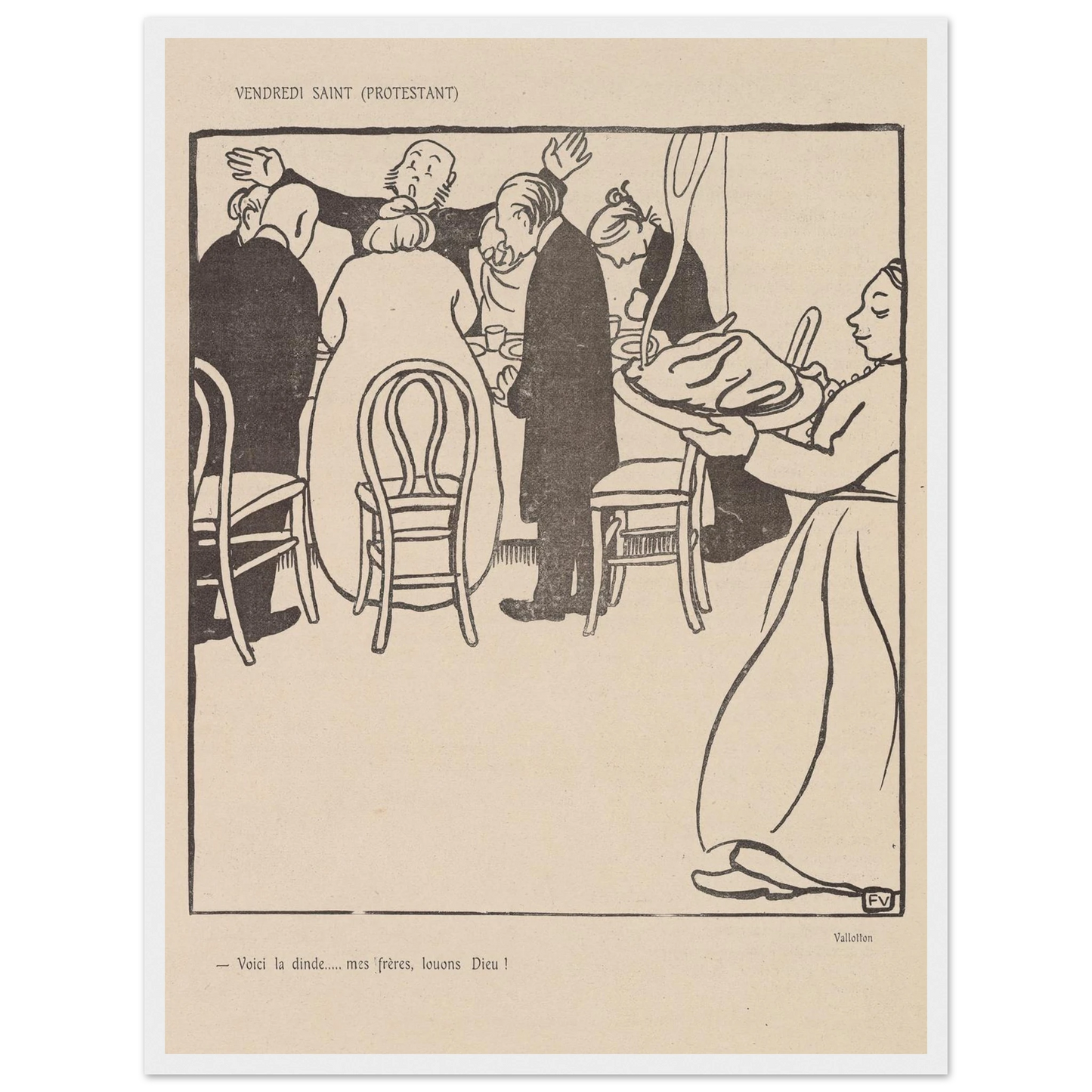 17 avril 1903 Art Print | Felix Vallotton-Quipham Collections