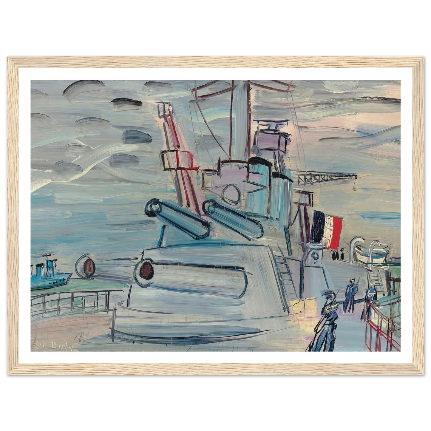 A bord de la flotte (1939) Art Print | Raoul Dufy-Quipham Collections