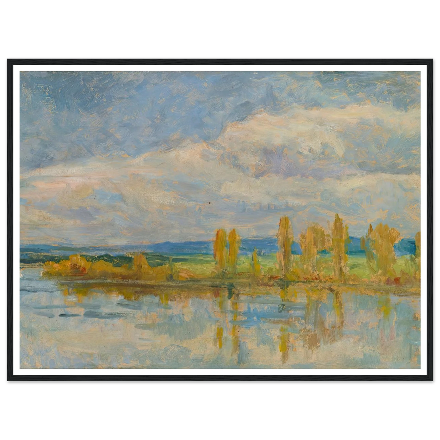 La Seine À Guernes Art Print | Maximilien Luce-Quipham Collections