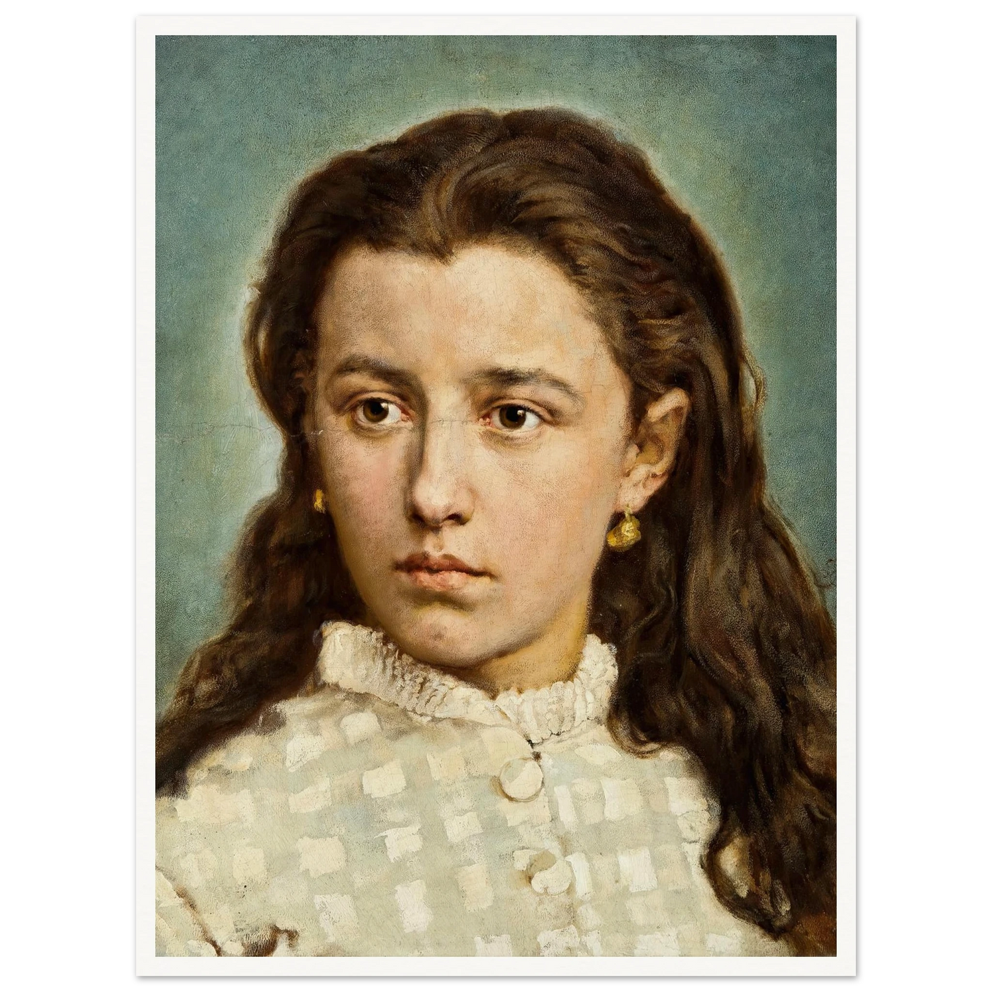 Portrait of Maria Levittoux (1872) Art Print | Jan Matejko-Quipham Collections