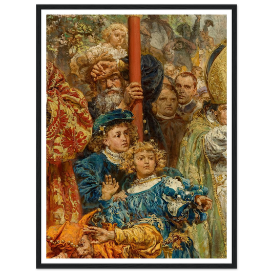 Hanging of the Sigismund bell at the Cathedral Tower in 1521 in Kraków (1874) Art Print | Jan Matejko-Quipham Collections