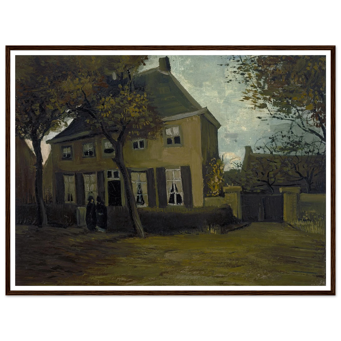 The vicarage at Nuenen (1885) Art Print | Vincent van Gogh-Quipham Collections