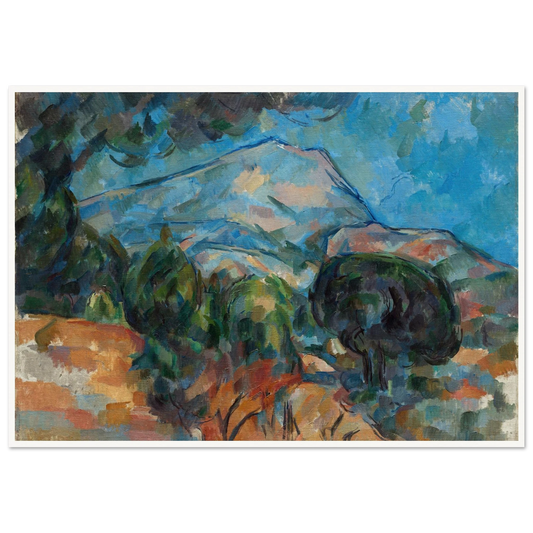 Mount Sainte-Victoire (c. 1904) Art Print | Paul Cezanne-Quipham Collections