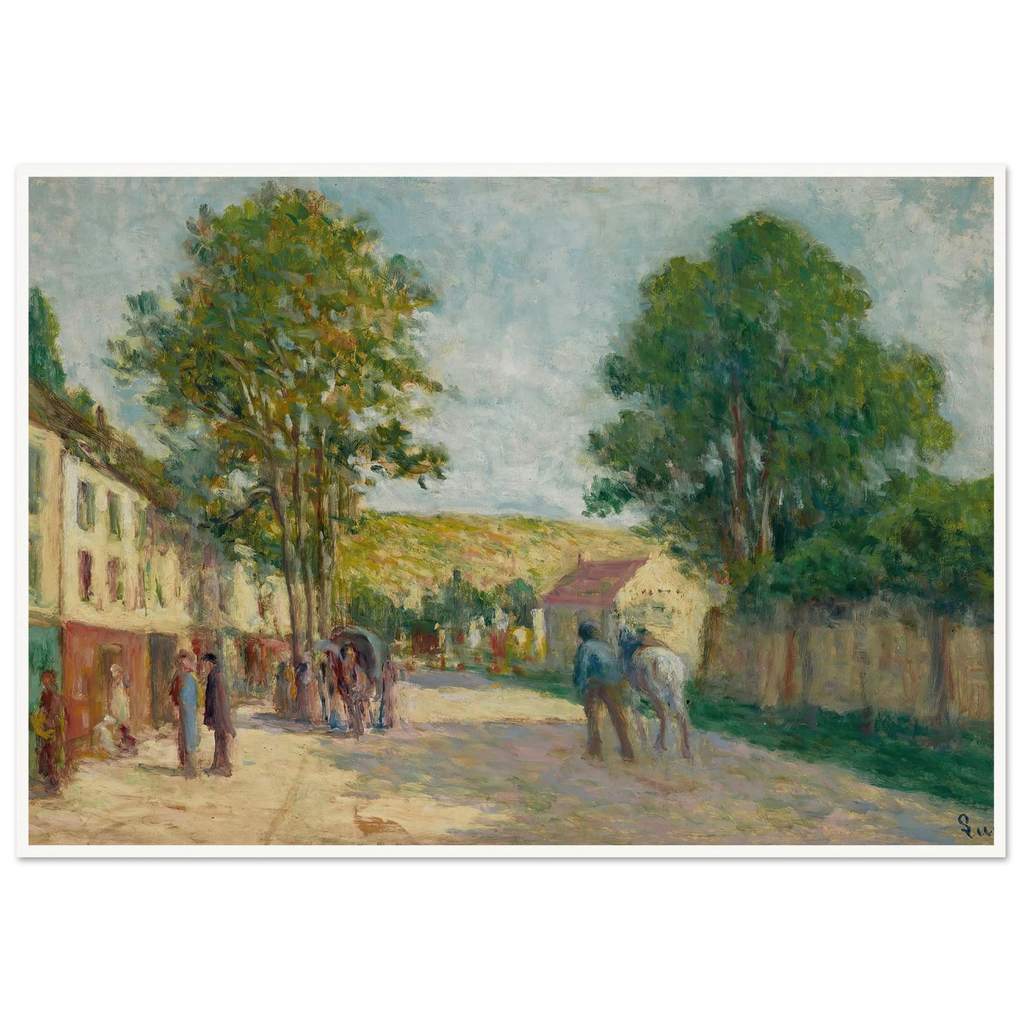 Environs de Paris Art Print | Maximilien Luce-Quipham Collections
