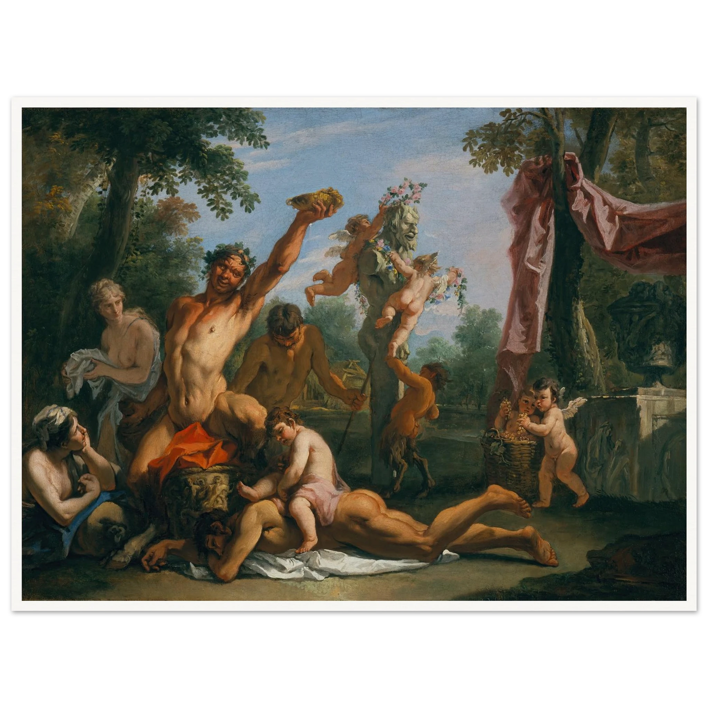 A Bacchanal Art Print | Sebastiano Ricci-Quipham Collections