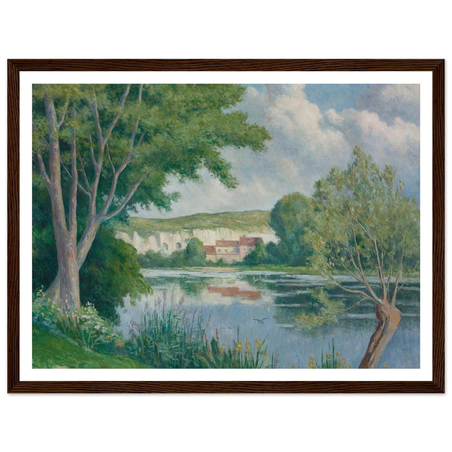 Bord De Seine (circa 1922) Art Print | Maximilien Luce-Quipham Collections