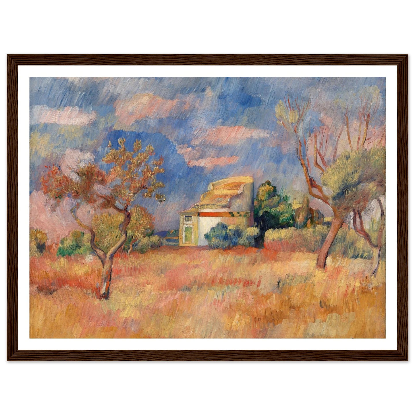 Dovecote at Bellevue (Pigeonnier de Bellevue) (c. 1888–1889) Art Print | Pierre Auguste Renoir-Quipham Collections