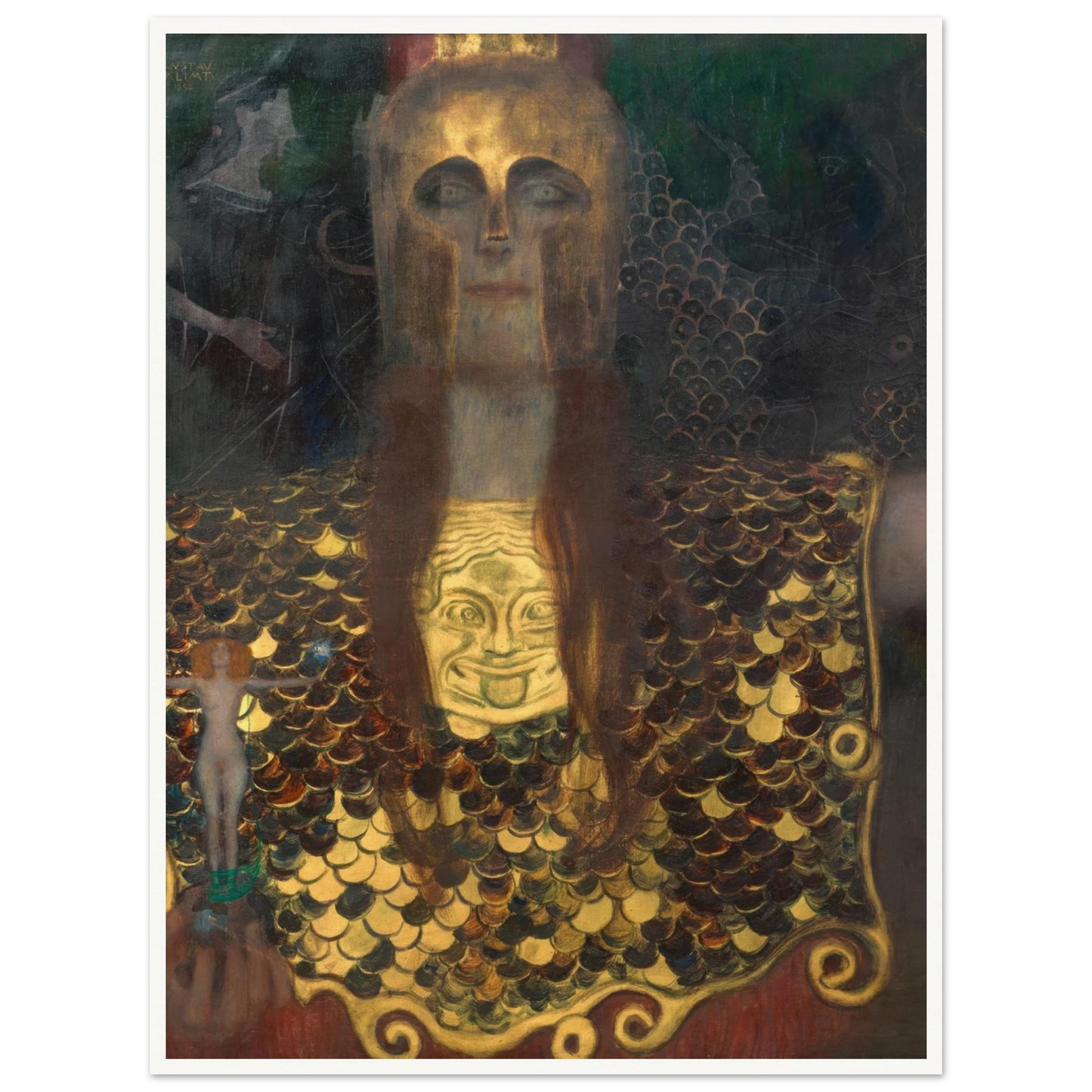 Pallas Athene (1898) Art Print | Gustav Klimt-Quipham Collections