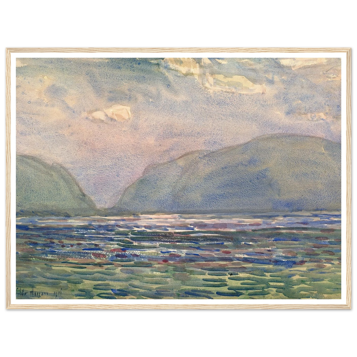 Noon above Newburgh (1916) Art Print | Childe Hassam-Quipham Collections