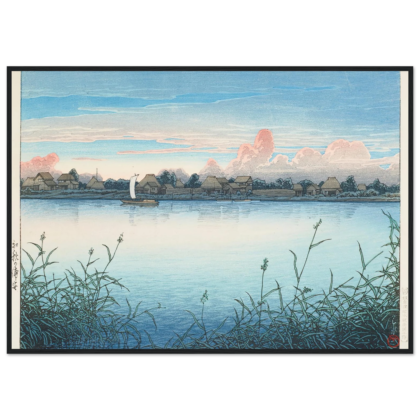 Shugetsu no Urayasu (Urayasu in early autumn) (1931) Art Print | Kawase Hasui-Quipham Collections