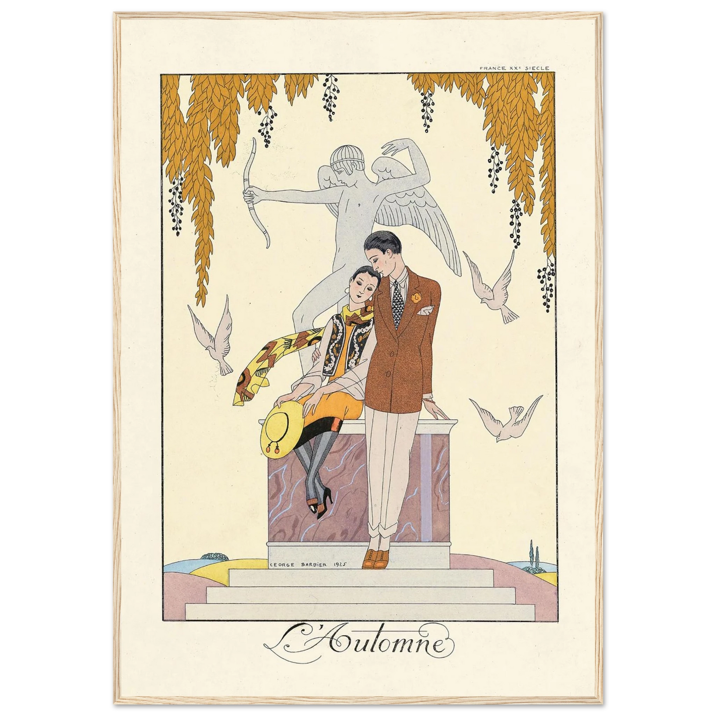 L’Automne (Autumn) (1922–1926) Art Print | George Barbier-Quipham Collections