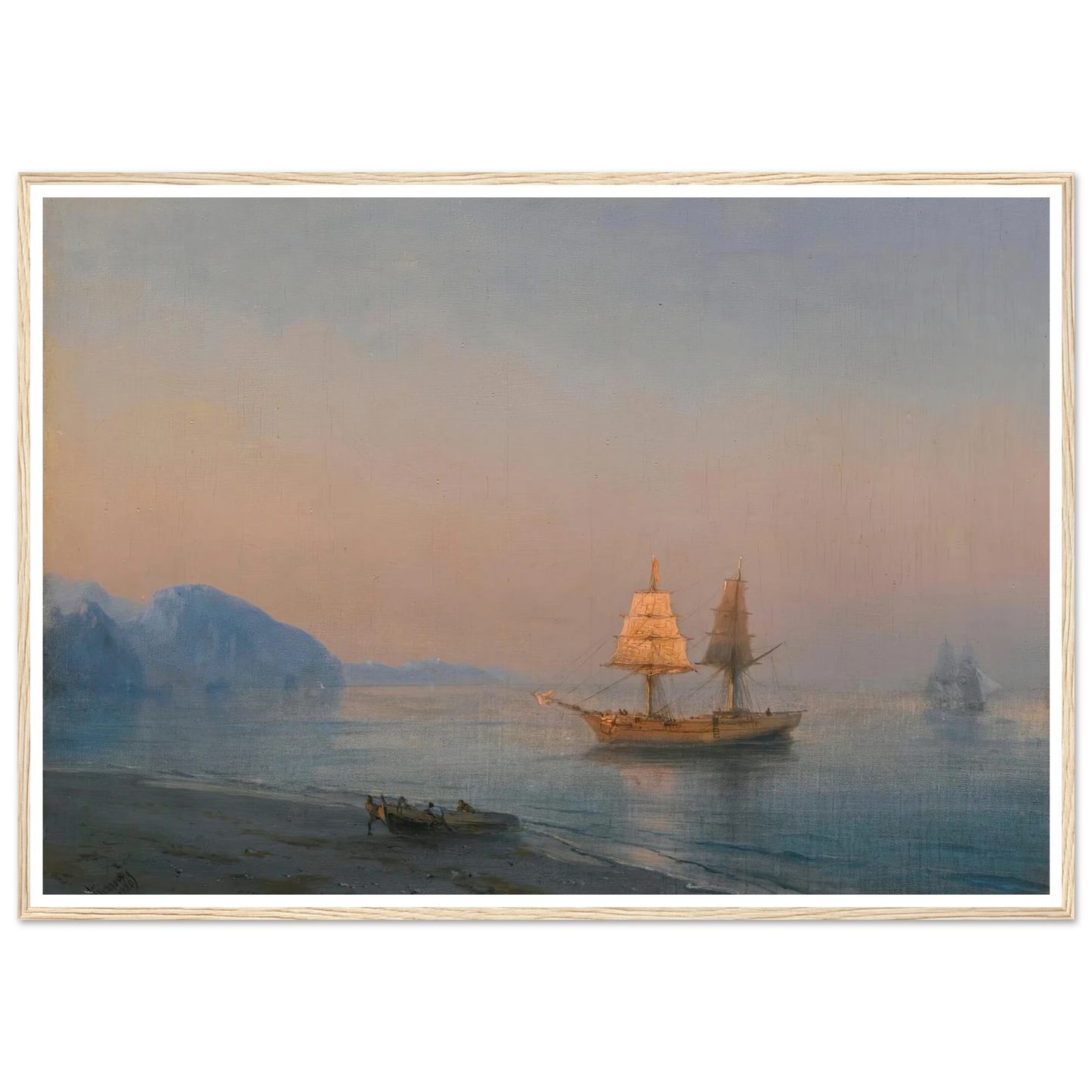 Morning In Yalta (1880) Art Print | Ivan Konstantinovich Aivazovsky-Quipham Collections