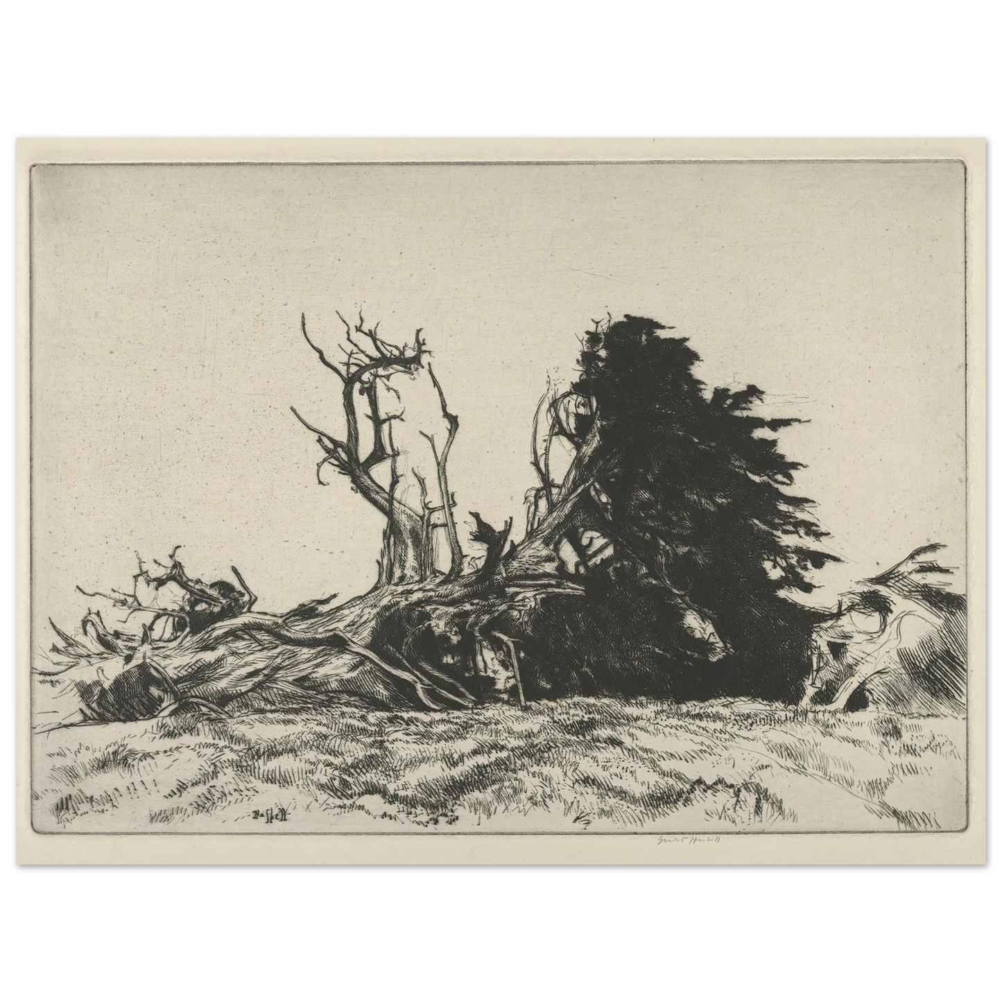 Fallen Centuries (1919) Art Print | Ernest Haskell-Quipham Collections
