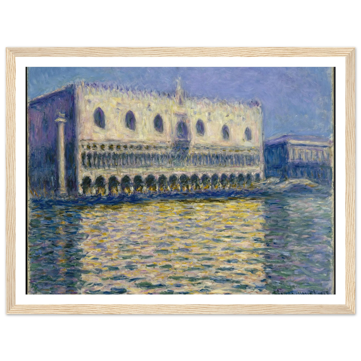 The Doges Palace (Le Palais ducal) Art Print | Claude Monet-Quipham Collections