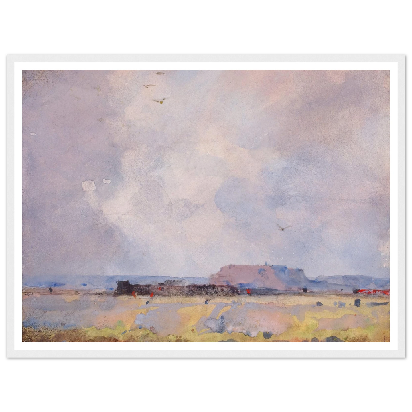 In The Plateau Country, With An Inhabited Pueblo (1929) Art Print | William Henry Holmes-Quipham Collections