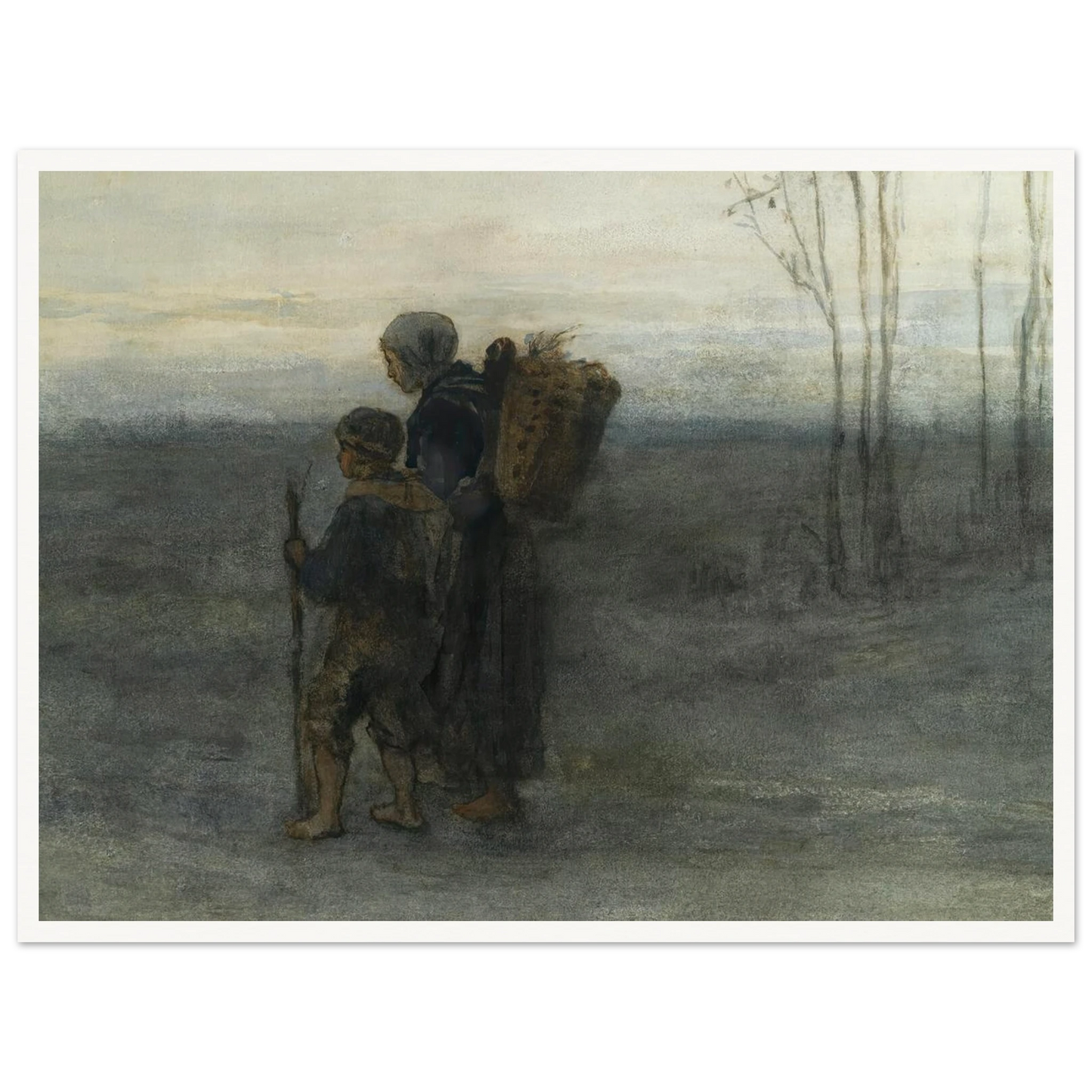 Homeward bound Art Print | Jozef Israels-Quipham Collections