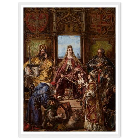Founding of the Academy, 1361–1399–1400 AD, from the series “History of Civilization in Poland” (1888) Art Print | Jan Matejko-Quipham Collections