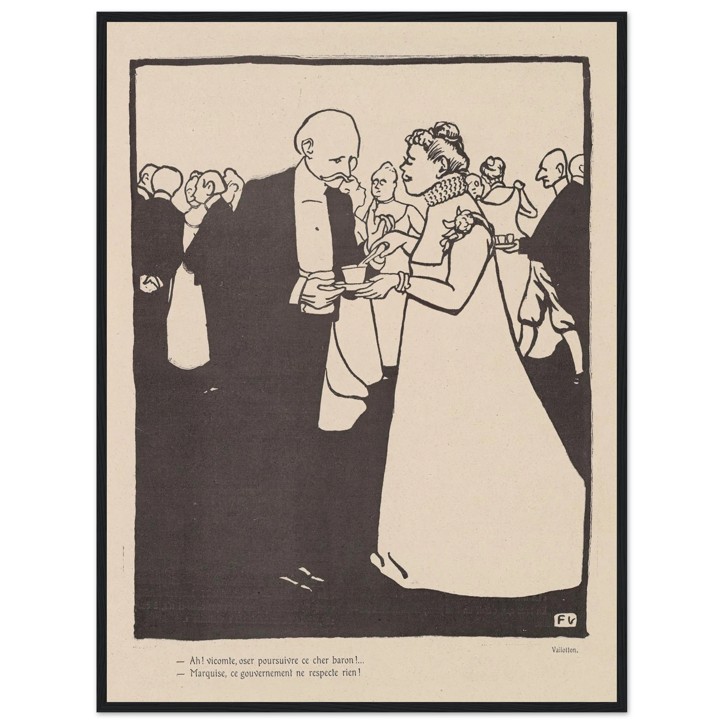 1er août 1903. Art Print | Felix Vallotton-Quipham Collections