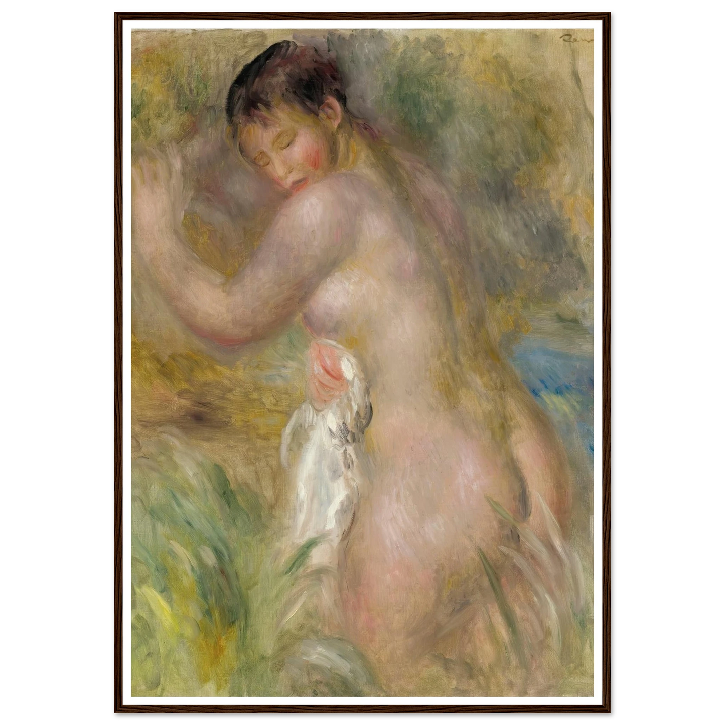 La Baigneuse Art Print | Pierre Auguste Renoir-Quipham Collections
