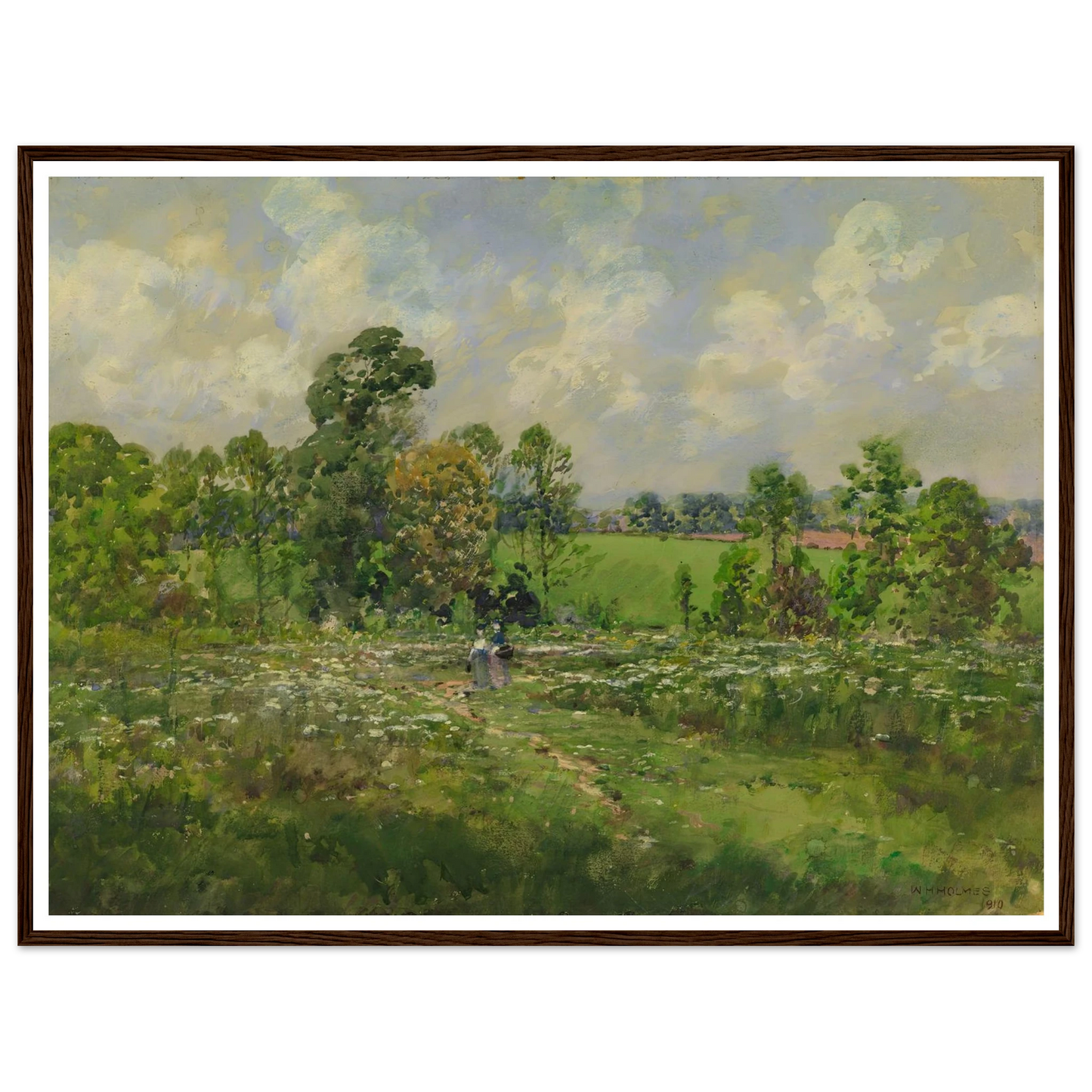 Flowery Meadow (1910) Art Print | William Henry Holmes-Quipham Collections