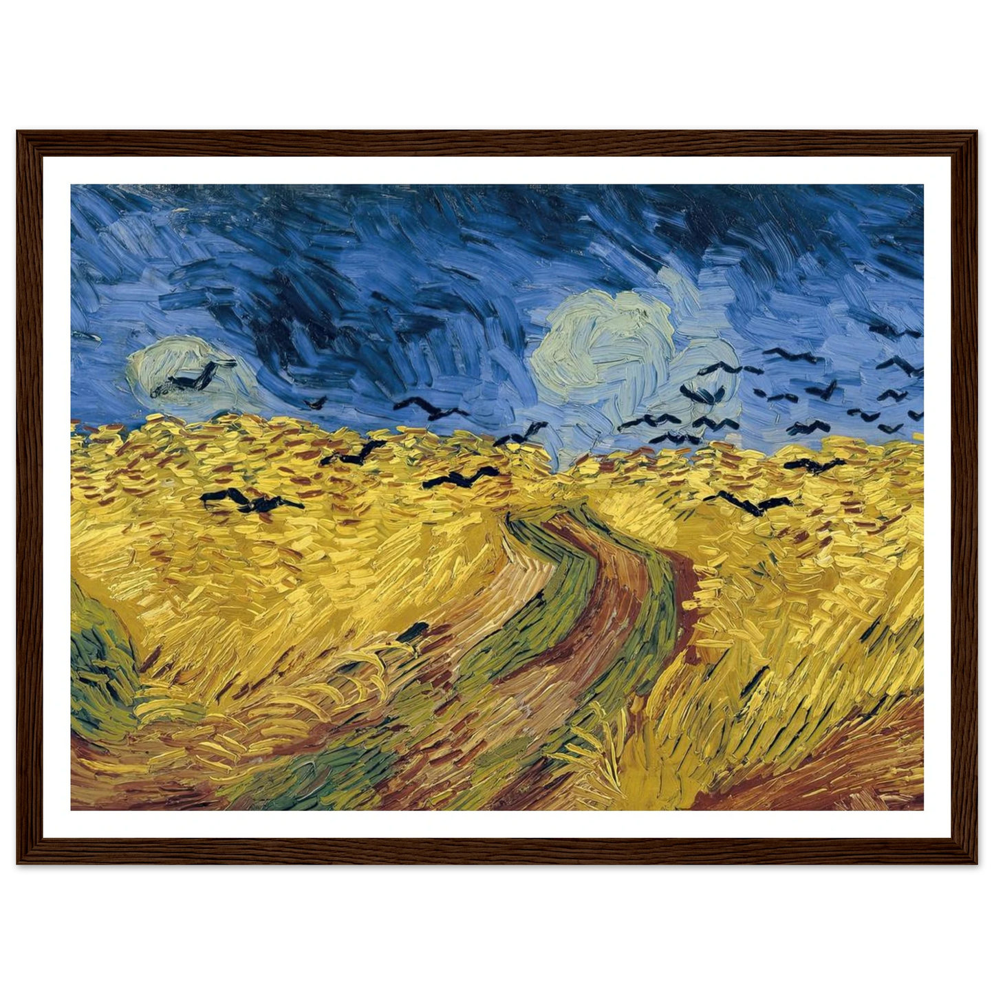 Wheatfield with Crows (1890) Art Print | Vincent van Gogh-Quipham Collections