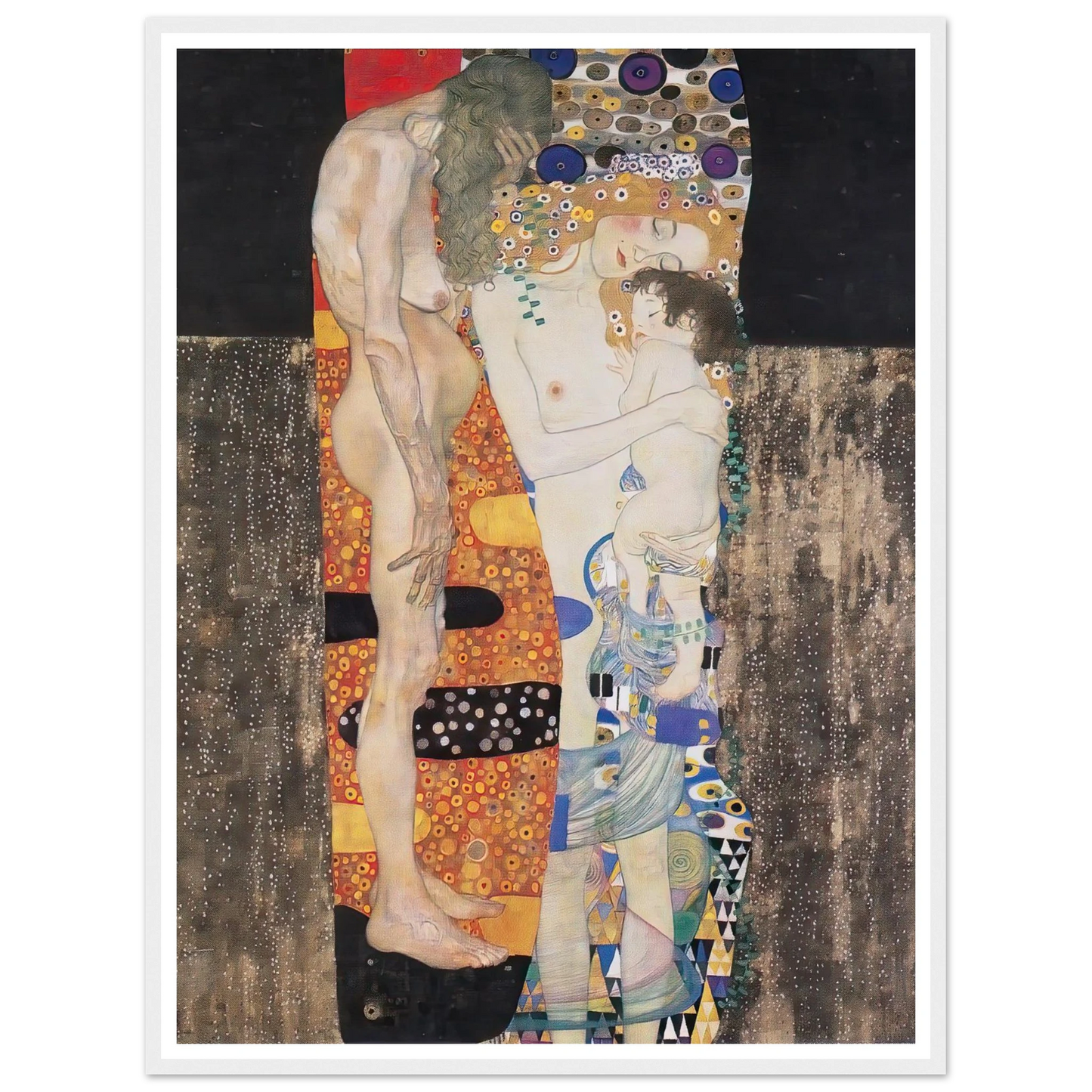 The Three Ages of the Woman (1905) Art Print | Gustav Klimt-Quipham Collections