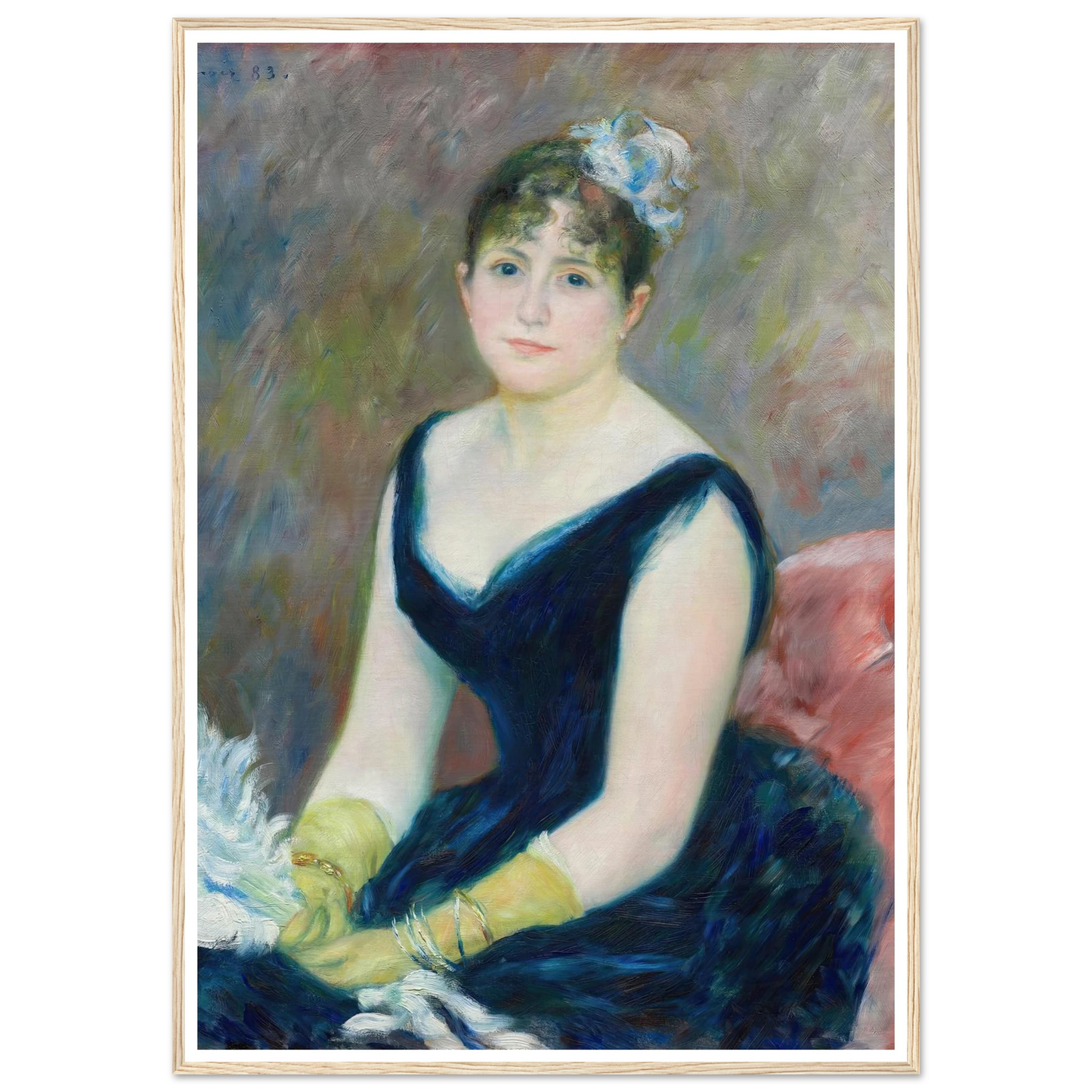 Madame Léon Clapisson (1883) Art Print | Pierre Auguste Renoir-Quipham Collections