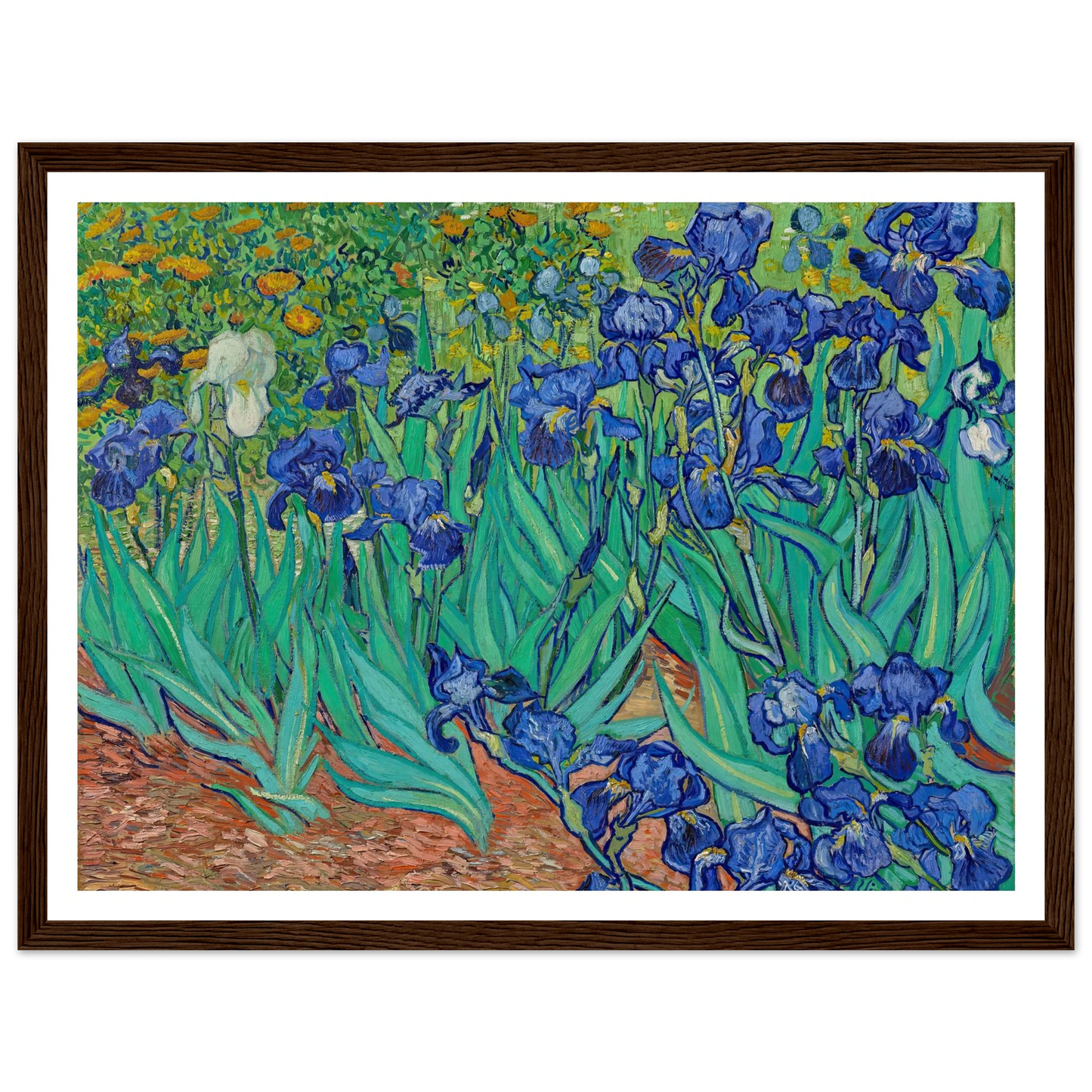 Irises (1889) Art Print | Vincent van Gogh-Quipham Collections