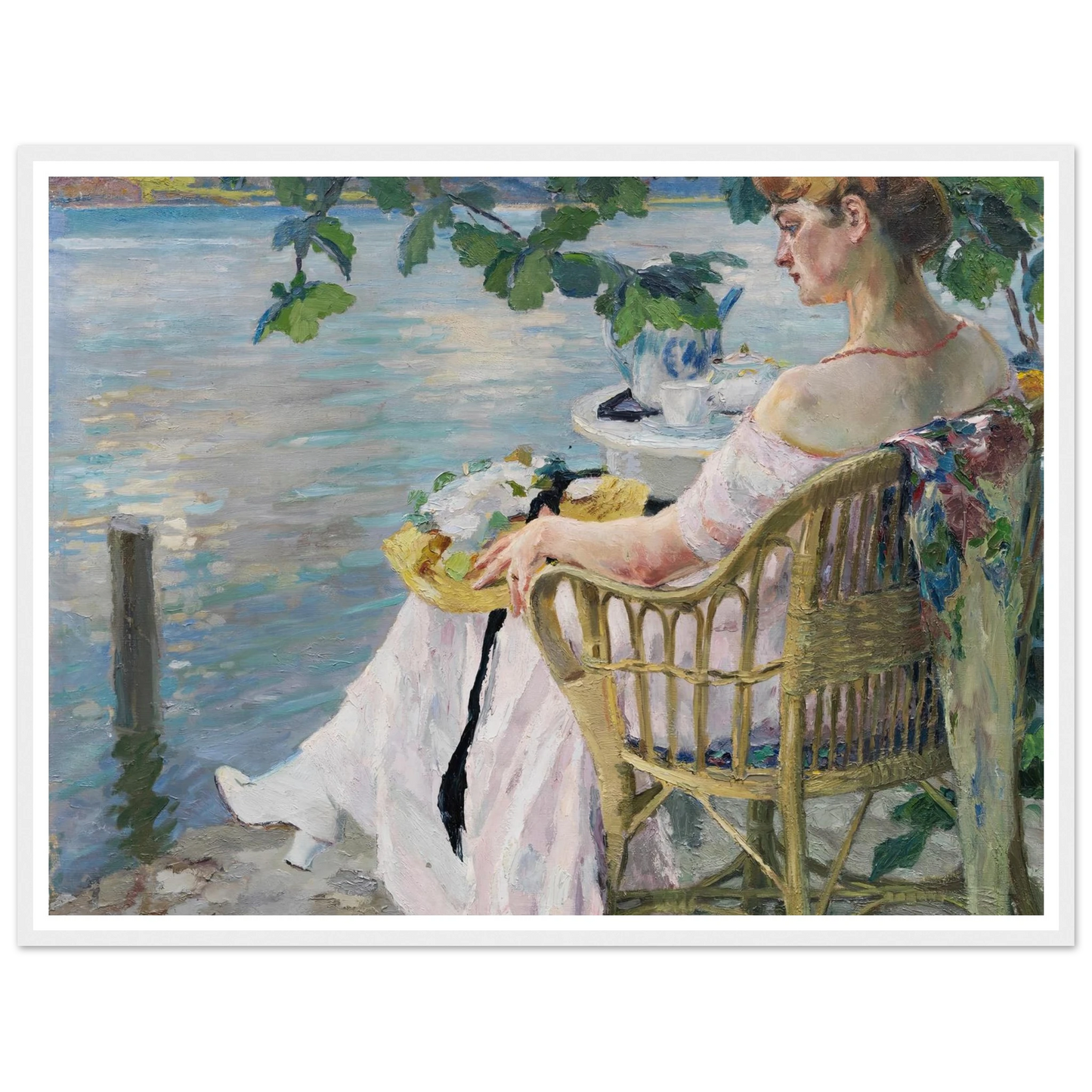 Summer evening (1916) Art Print | Edward Cucue-Quipham Collections