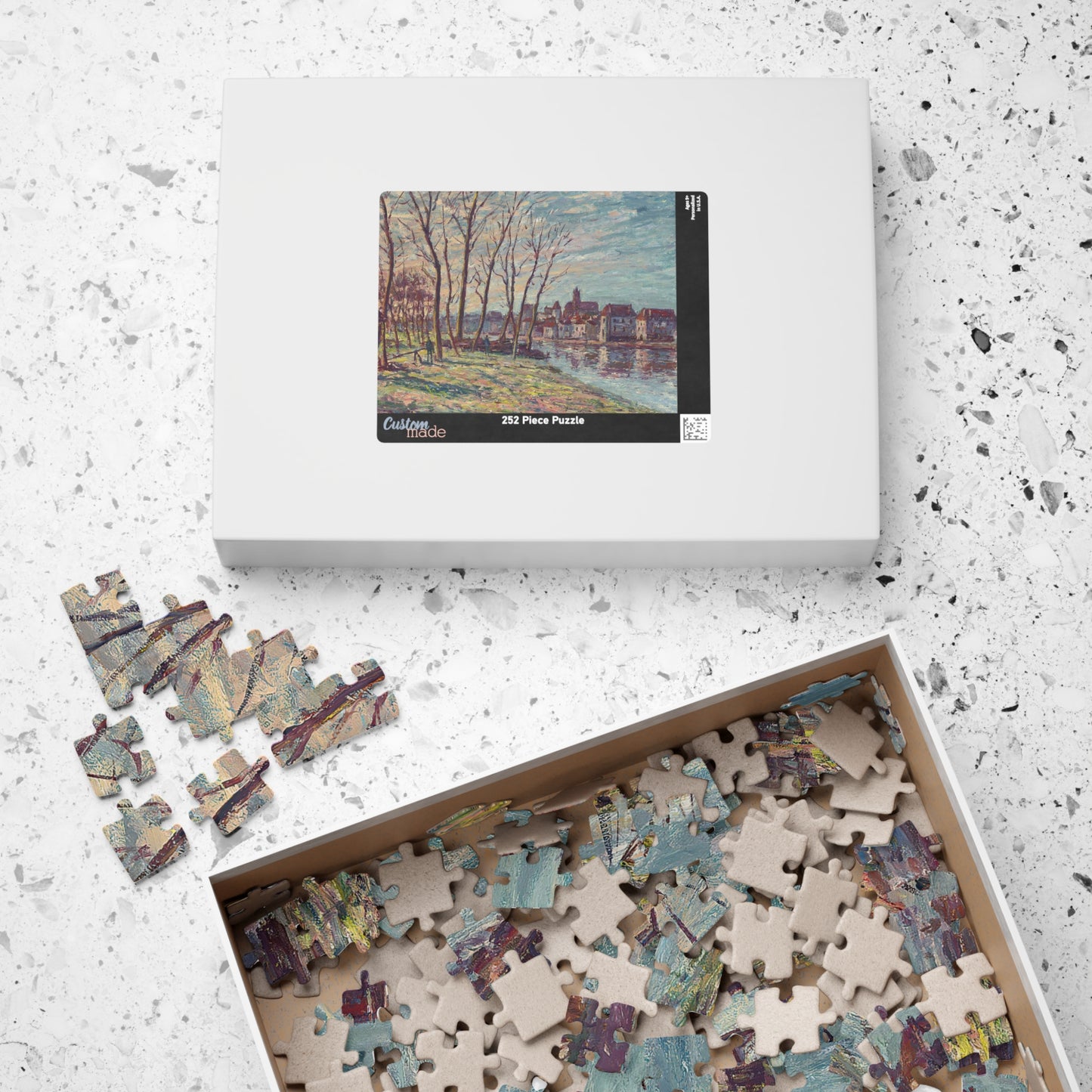 Vue de Moret Puzzle | Alfred Sisley-Quipham Collections