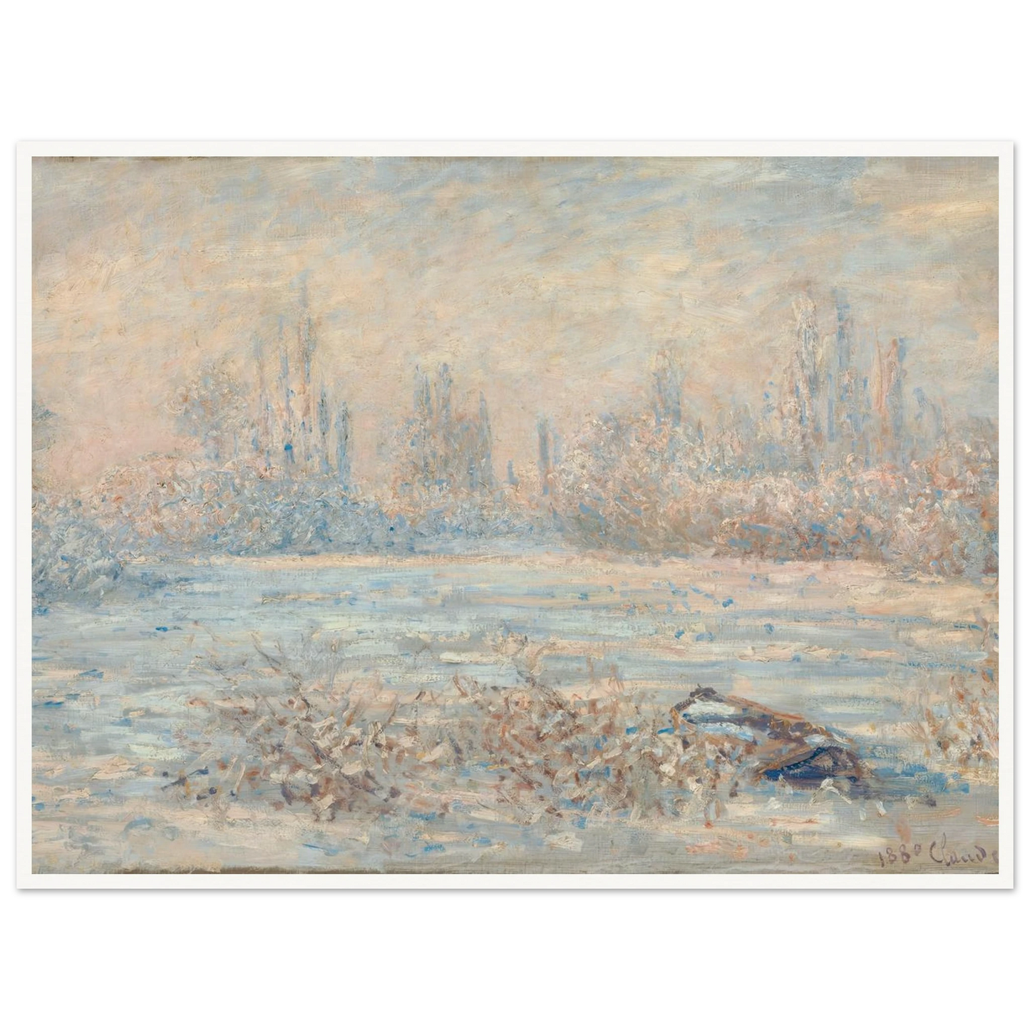 Le Givre (1880) Art Print | Claude Monet-Quipham Collections