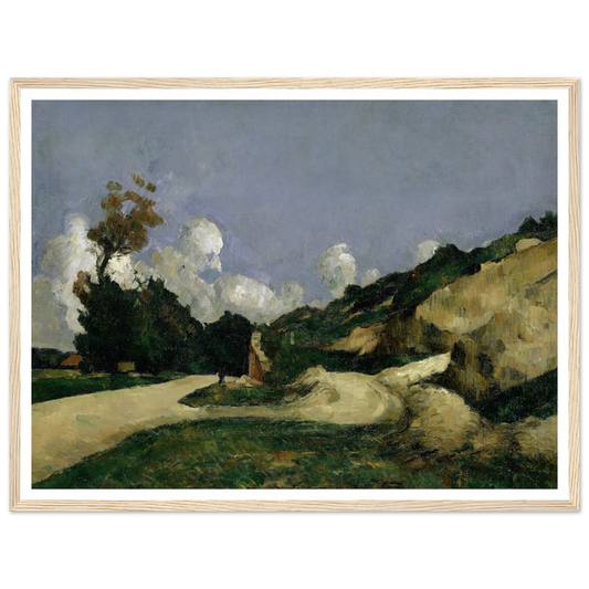 The Road (1871) Art Print | Paul Cezanne-Quipham Collections