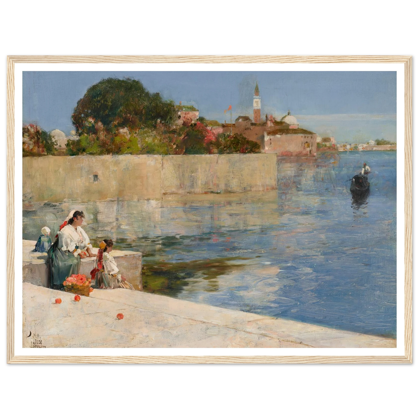 View of Venice (circa 1883) Art Print | Childe Hassam-Quipham Collections